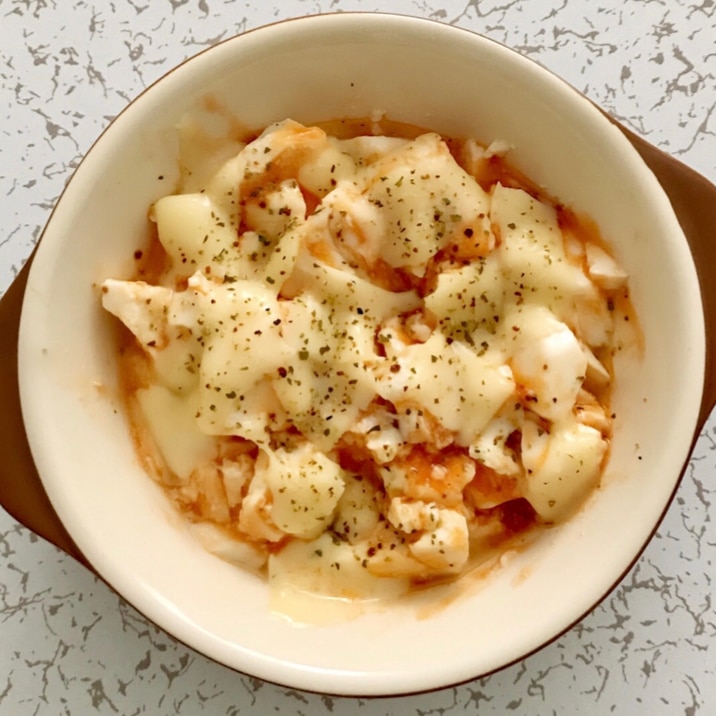 レンジで簡単に!洋風チーズ豆腐